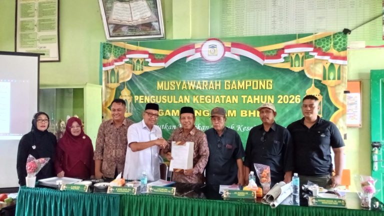 Tuha Peut Gampong Lam Bheu Adakan Musdes 2026, Peserta Antusias