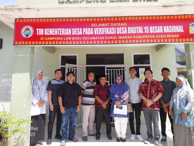 Keuchik Gampong Lam Bheu Terima 8 Mahasiswa KKN Unsyiah Lam Bheu